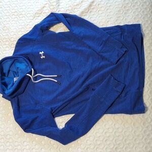 Under armor royal blue cowl neck hoodie